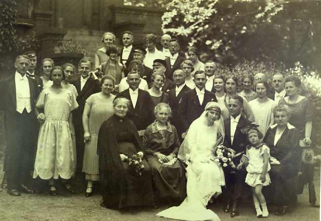 Marriage Erna Callenius & NN. Trautwein